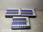 3 Vintage Blockbuster Video Playstation Game Clamshell No Games