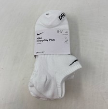 Nike Everyday Plus Lightweight No-Show Socks 6pk White M