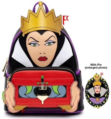 Loungefly Disney Snow White & the Seven Dwarfs Evil Queen Backpack Exclusive Pin