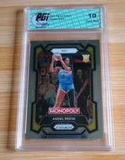 2024 Panini Prizm Monopoly WNBA Angel Reese #68 Rc Pgi Gem 10 Sky