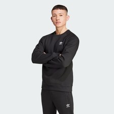 adidas men Trefoil Essentials Crew Sweatshirt
