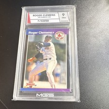 1989 Donruss Roger Clemens #280 Boston Red Sox MGS 9 Base Set