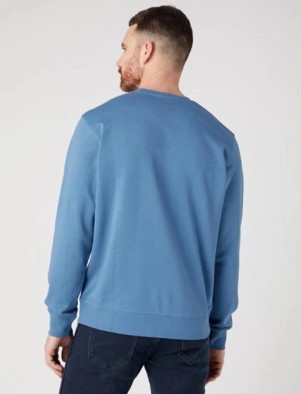 Felpa Wrangler uomo girocollo aviazione - Imagen 3 de 4