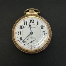 Hamilton Cal 950 Pocket Watch Hand Wound SMOSECO 51mm 14mm Rare Vintage