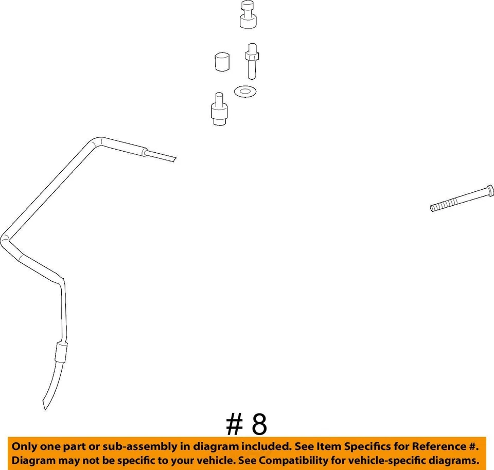 Chevrolet Saturn Malibu Aura 2007-2010 tubo ASM A/C CNDSR y A/C E 25814615 nuevo Foto 3 de 3