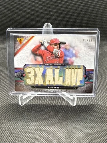 2024 Topps Triple Threads - Game Used Relics Mike Trout #TTR-MT 2/36!