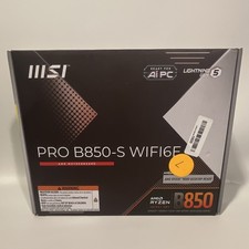 MSI PRO B850-S WIFI6E ATX Gaming Motherboard AM5 AMD DDR5 HDMI M.2 PCIe