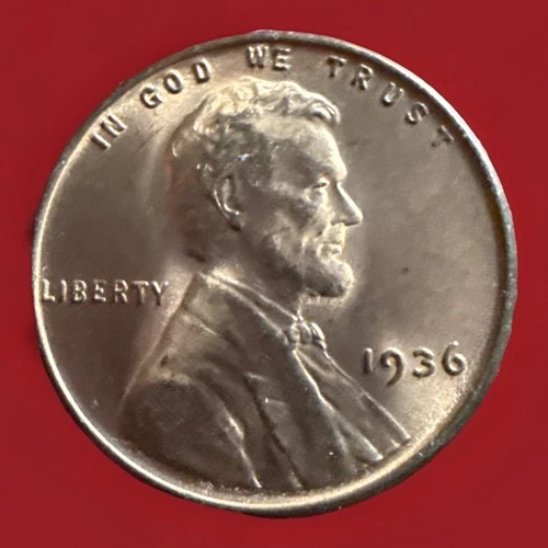1936-P Lincoln Wheat Cent Red Rd BU Special Hard To Find This Nice 519