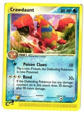 Pokémon TCG Crawdaunt EX Dragon 13/97 Regular Rare VLP on eBay