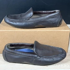 Sperry Top-Sider Shoes Mens Size 10 Brown Leather Driving Moc Loafers Slip On