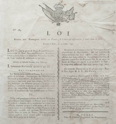 Poster Nantucket USA Revolution Angeln Wal Wal Whale Schrank 18th XVIIIe Tüll.