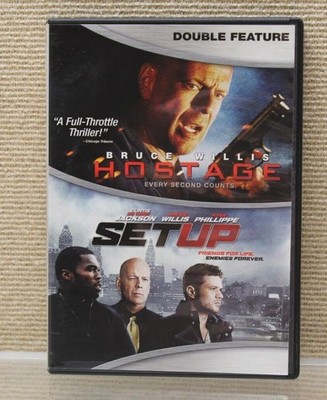*/ DVD - Double Feature - Hostage - R - 2005 - Set Up - R - 2011 - B2