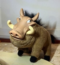 Disney The Lion King 5" PUMBAA Plush Toy Mattel 1994 Pumba doll vinyl head
