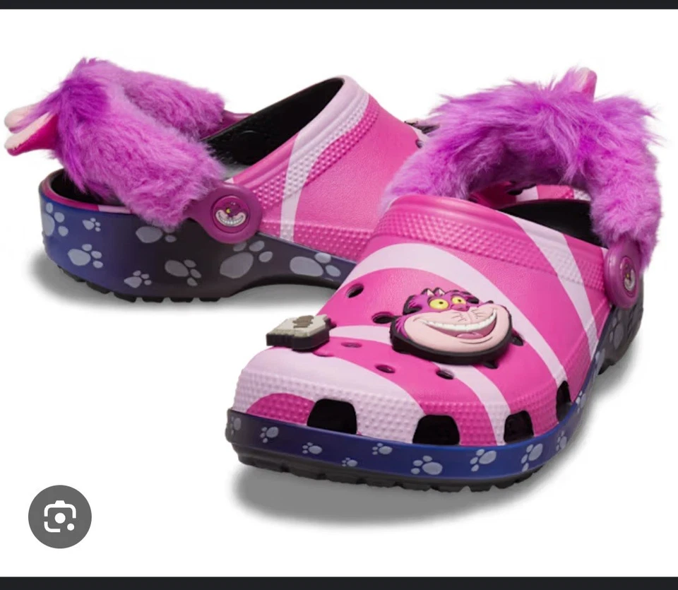 Zueco Crocs Clásico Disney Cheshire Cat Talla 1 Foto 2 de 3