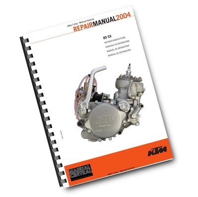 KTM 2004 - 85 SX - MOTOR WERKSTATT REPARATUR SCHECKHEFT
