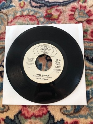 Vinyl 45 Runden Made In Italy Reiche und Arme Kazoo Kazoo Joce And The Zazoo Band
