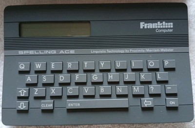 Vintage Franklin Computer SA-98 Spelling Ace English Spell Checker 1983