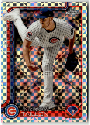2025 Topps Chrome MLB No. 33 Jameson Taillon X-Fractor