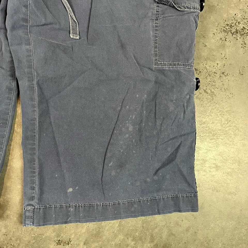 Pantalones Cortos International Concepts Mujer 10 Azul Y2K Carga Beemuda Defectos Usados Foto 3 de 4