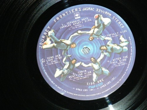 JOURNEY Japan 1982 25AP-2500 NM LP+Top Hat Obi FRONTIERS - Imagen 9 de 9