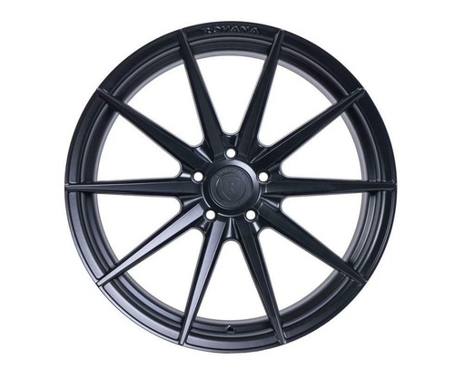 20” ROHANA RF1 MATTE BLACK CONCAVE WHEELS FOR PORSCHE 997 CARRERA C2 C2S C4 GT3 - Picture 2 of 8