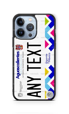 Aguascalientes 23 Mexico License Plate Custom Phone Case for iPhone Samsung gift