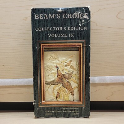 Vintage Decanter Beam's Choice Collector's Edition Volume IX Ring-Neck Pheasant