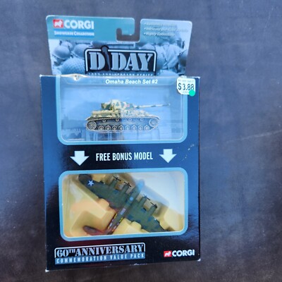 CORGI SHOWCASE COLLECTION D-DAY 60TH ANNIVERSARY SERIES OMAHA BEACH SET #2 C44