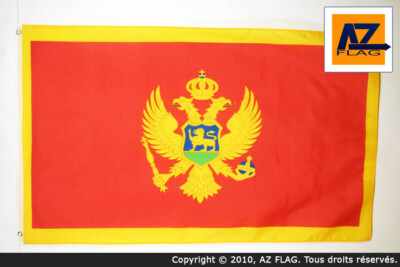 MONTENEGRO FLAG 2' x 3' - MONTENEGRIN FLAGS 60 x 90 cm - BANNER 2x3 ft High qual