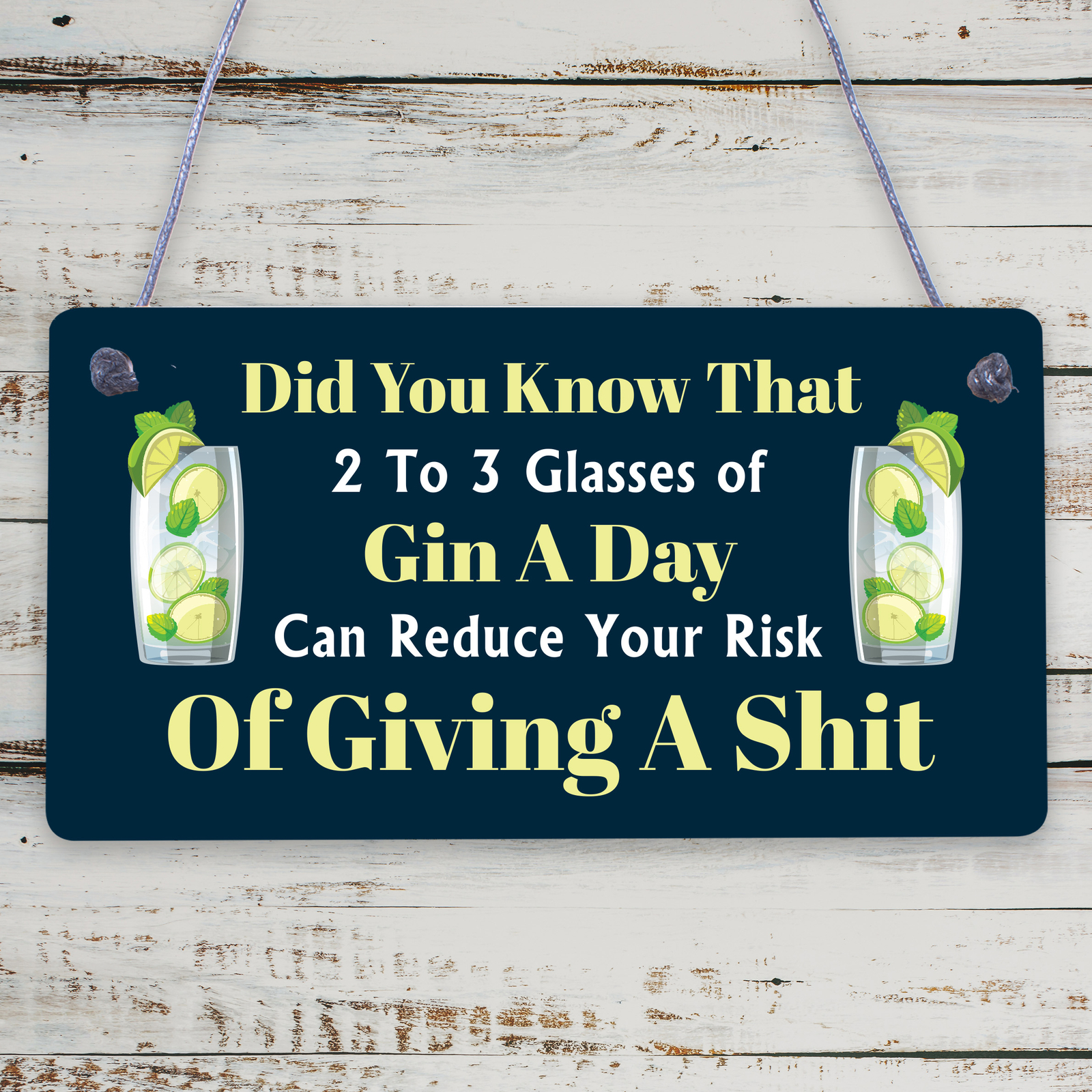 Funny Alcohol Gift Engraved Wood Home Bar Sign Gin Garden Pub Shed Man