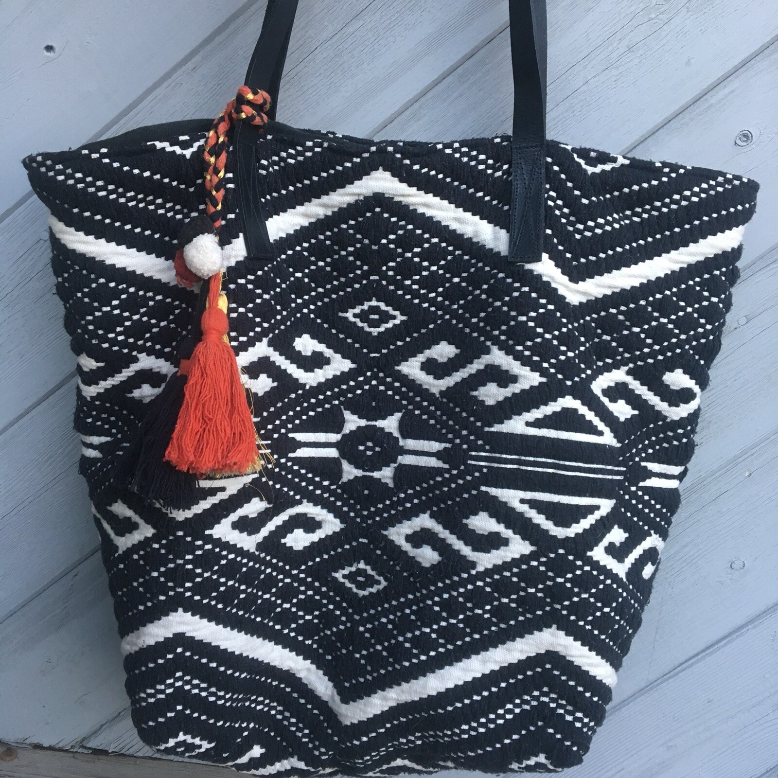 Aztec Patterned Large Tote Bag. - image 2