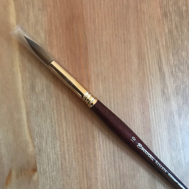 Escoda Reserva 1212 Watercolor Acrylic Kolinskytajmyr Sable Paint Brush Round for sale online