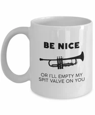 Trumpet Coffee Mug, 11 oz