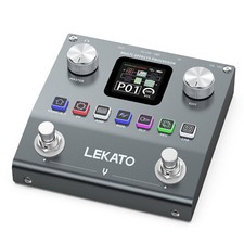 LEKATO Multi Effects Guitar Pedal Processor Pocket Rechargeable W/ 20 IRs Effect