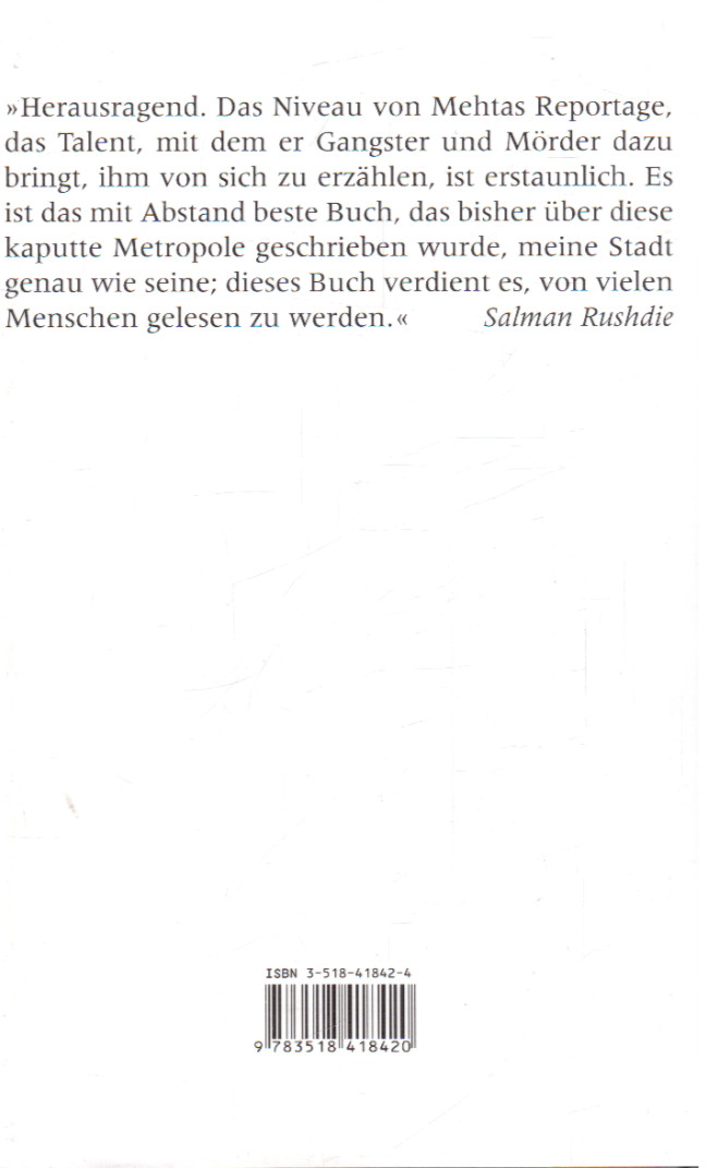 Thumbnail - Bombay: Maximum City Von Mehta, Suketu, Neu Ungelesen