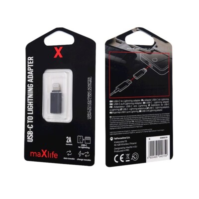 USB-C to Light Adapter for iPhone iPod Charging Data Transfer Converter NEW Maxlif