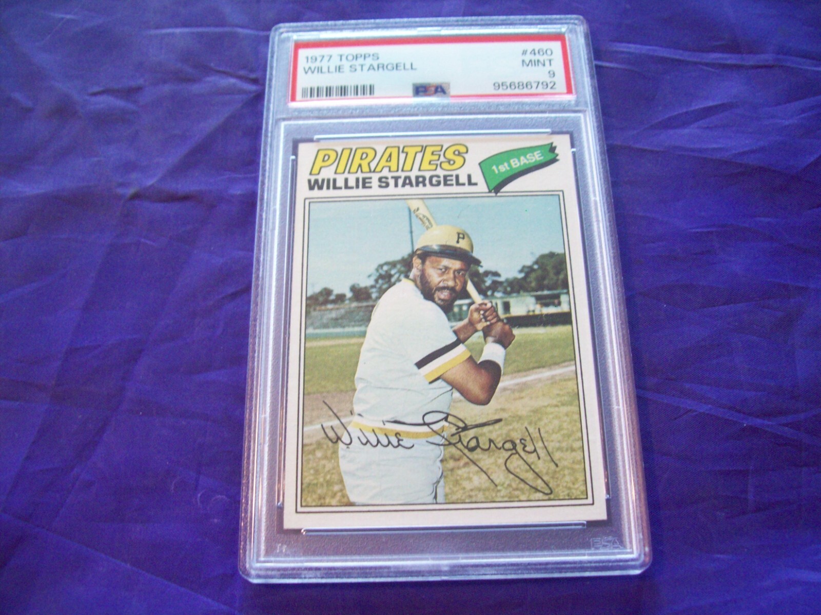 1977 TOPPS #460 WILLIE STARGELL (PIRATES) PSA 9