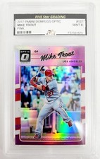 MLB 2017 Panini Donruss Optic Mike Trout Pink Prizm #107 