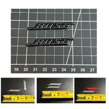 2 x Emblem Speaker Badge Decal Replacement fits Bose Speakers 3D Car Audio Badge