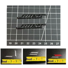 2 x Emblem Speaker Badge Decal Replacement fits Bose Speakers 3D Car Audio Badge