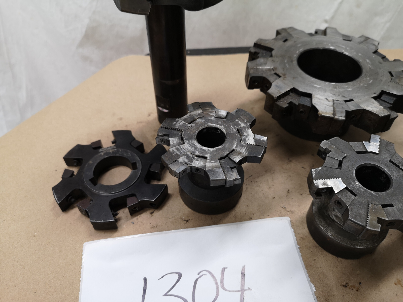 Lot of Carbide Insert Slot Milling Cutters Kennametal and others 3" 4