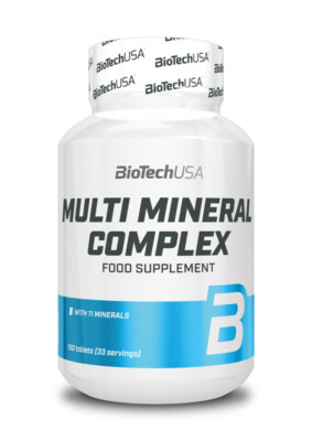 (7,27 EUR / 100 g) Biotech USA Multi Mineral Complex - 100 Tabletten Mineralien