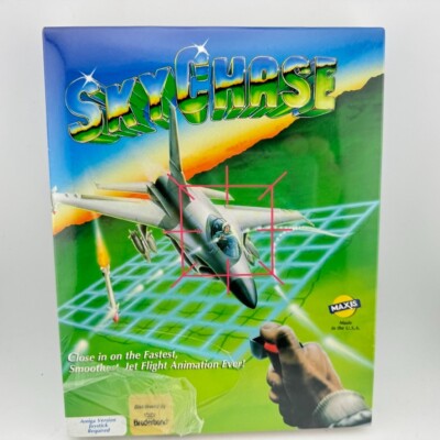 Skychase by Maxis Commodore Amiga Computer Game NEW SEALED