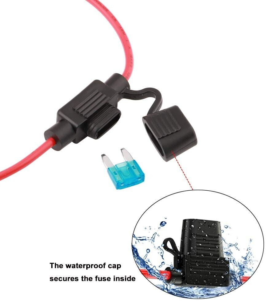 Marine Waterproof Inline Tube Fuse Holder - Tube Fuse, Glass Fuse | Made-in