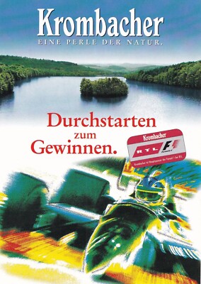 AK - (D) - Krombacher Pils - Hauptsponsor der Formel 1 - Reklame - Top Zustand
