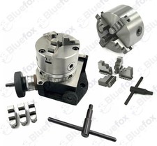 Teilapparat Rundtisch &Oslash;100 mm schwenkbar 100mm Dreibackenfutter Vierbackenfutter