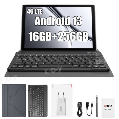Gaming Tablet 10 Zoll 256GB Android 13 4G Dual SIM 8000mAh 5GWiFi PC 8-Core