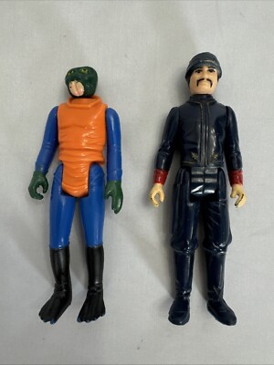 Vintage Star Wars 1980 Bespin Security Guard & 1978 Ponda Baba - Hong Kong