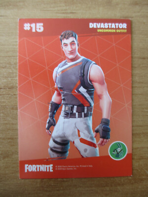 Karte Panini Fortnite 2020 Epic Games / #15 DEVASTATOR