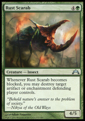 Magic the Gathering MTG Rust Scarab (130) Gatecrash   LP